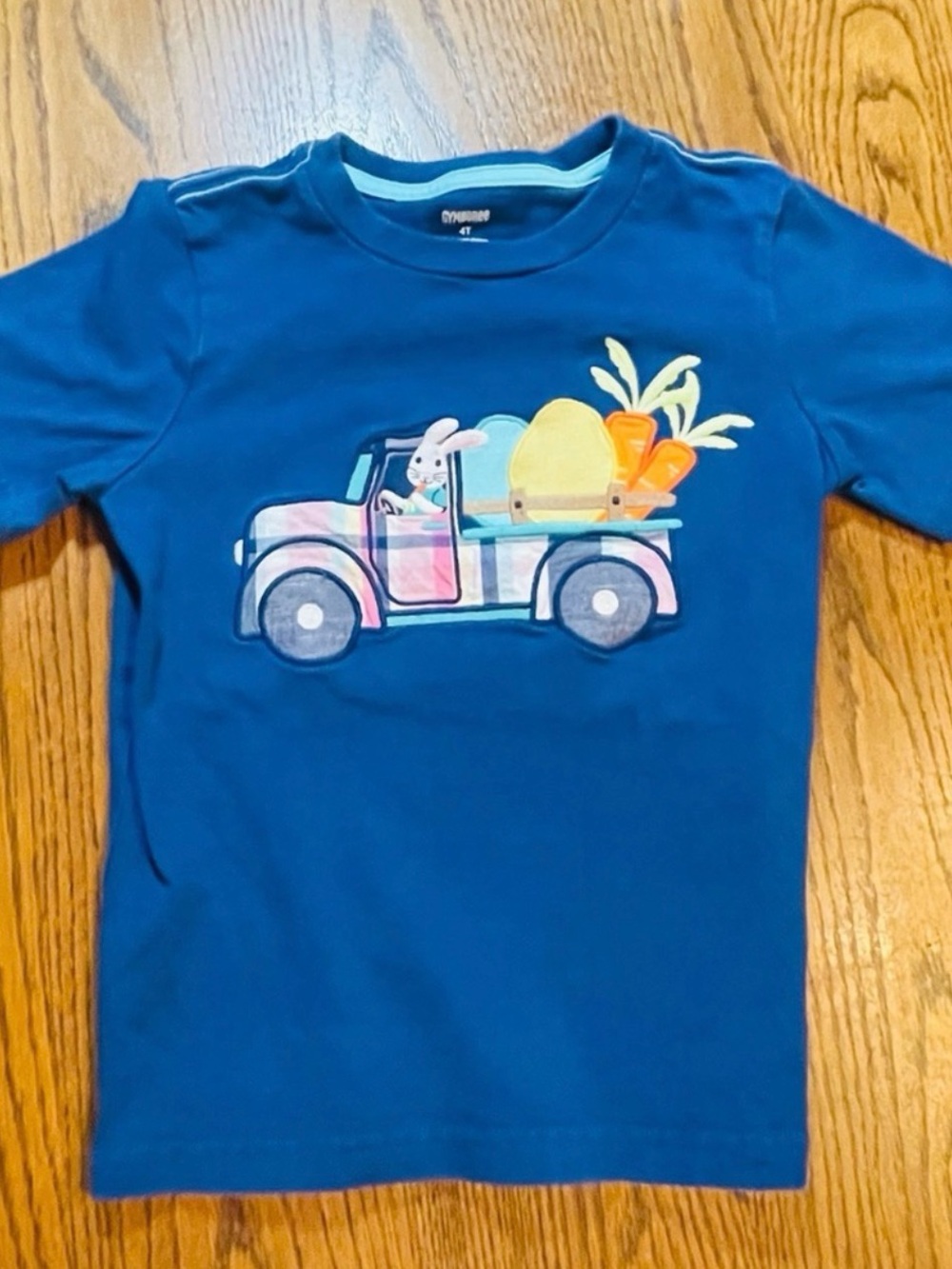 Gymboree Boys 4T Embroidered Truck Top - Easter Spring Celebrations